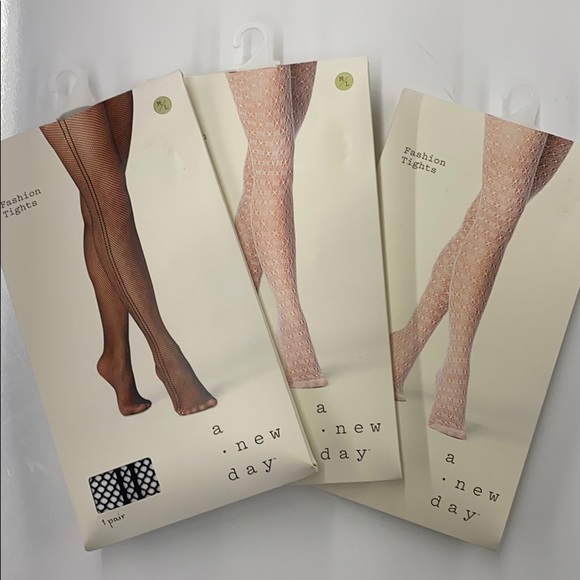 A new day fashion tights 3 pack M/L
